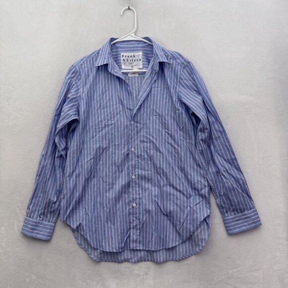 Frank & Eileen Tops - Frank & Eileen Shirt Womens M Blue Stripe Frank Casual